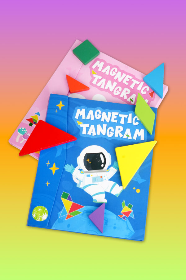 Magnetic Tangram – blue