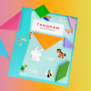Magnetic Tangram- light blue
