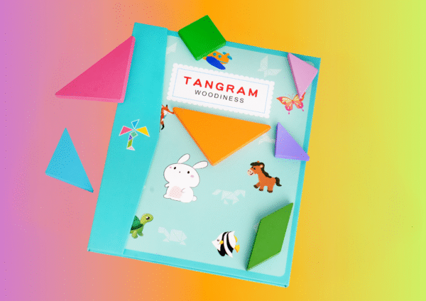 Magnetic Tangram- light blue