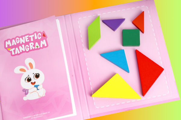 Magnetic Tangram – pink - Image 2