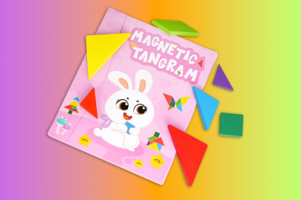 Magnetic Tangram – pink