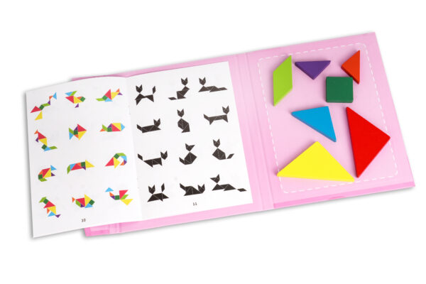 Magnetic Tangram – pink - Image 3