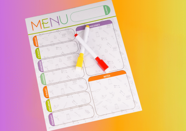 Magnetic Meal Planner