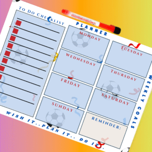 Magnetic Goal Planner- Football